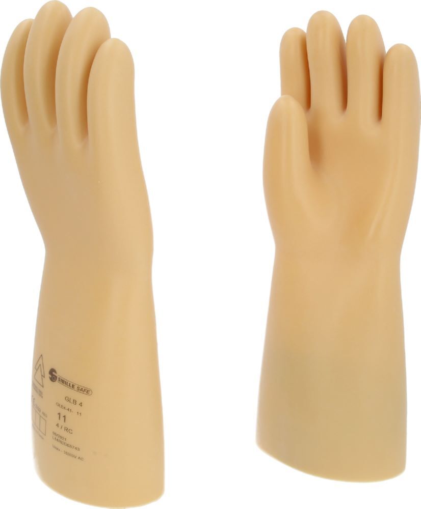 Produktbild Elektriker-Schutzhandschuh mit Schutzisolierung, Größe 11, Klasse 4, weiß bild 3