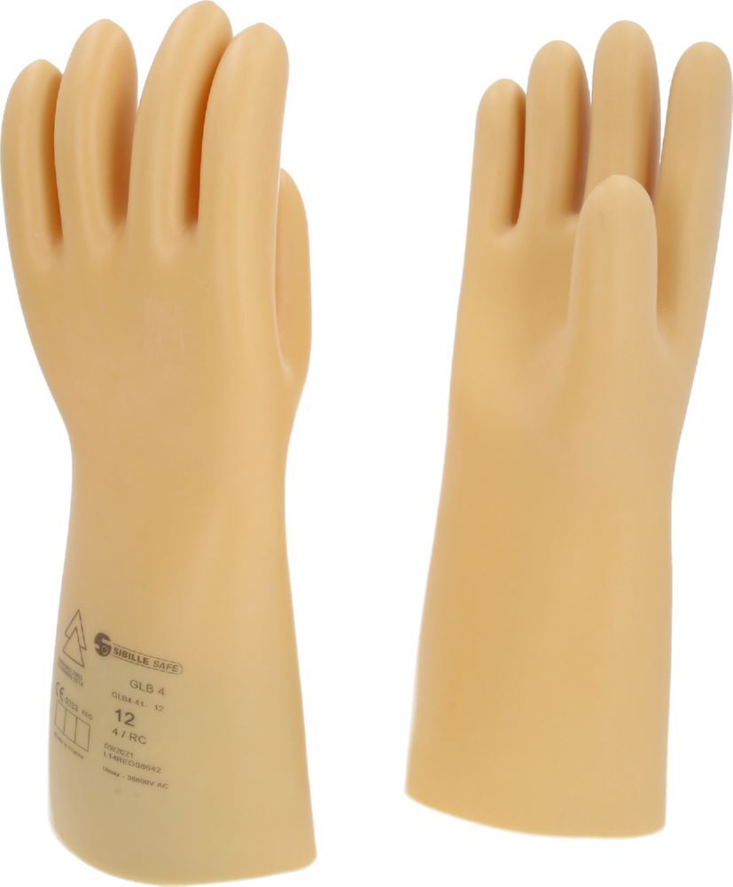 Produktbild Elektriker-Schutzhandschuh mit Schutzisolierung, Größe 12, Klasse 4, weiß bild 2