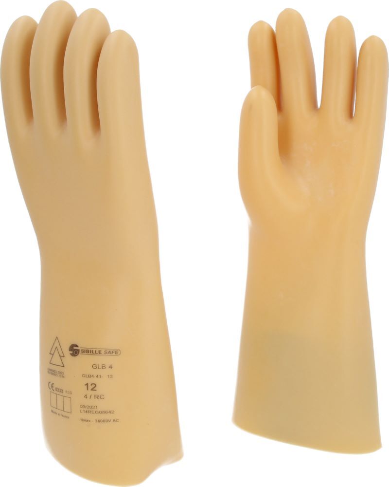 Produktbild Elektriker-Schutzhandschuh mit Schutzisolierung, Größe 12, Klasse 4, weiß bild 3