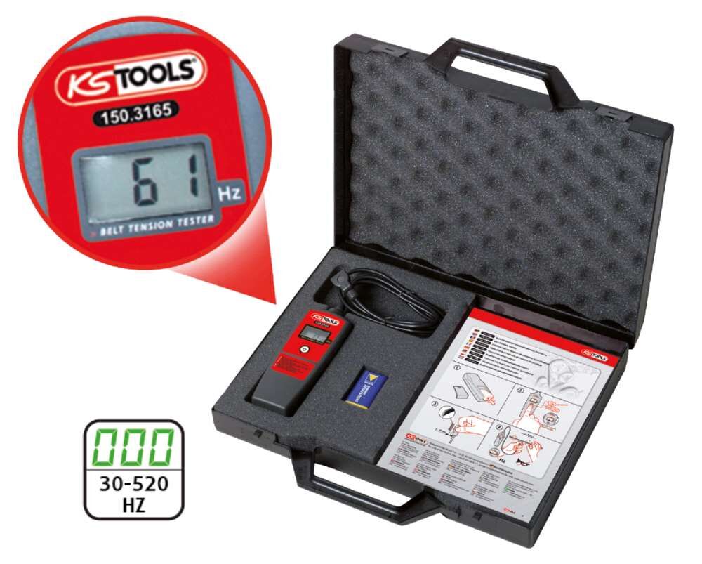 KS Tools Elektronischer Riemenspannungs Prüfer HZ Produktbild KS Tools Elektronischer Riemenspannungs Prüfer HZ