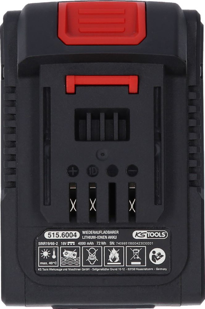 Produktbild eMONSTER Akku, 18V, 4.0Ah bild 2
