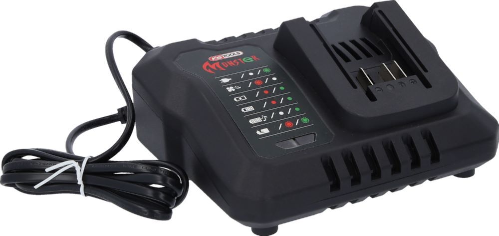 Produktbild KS Tools eMONSTER Akku Schnell Ladegerät 8 A 230 V 18 V