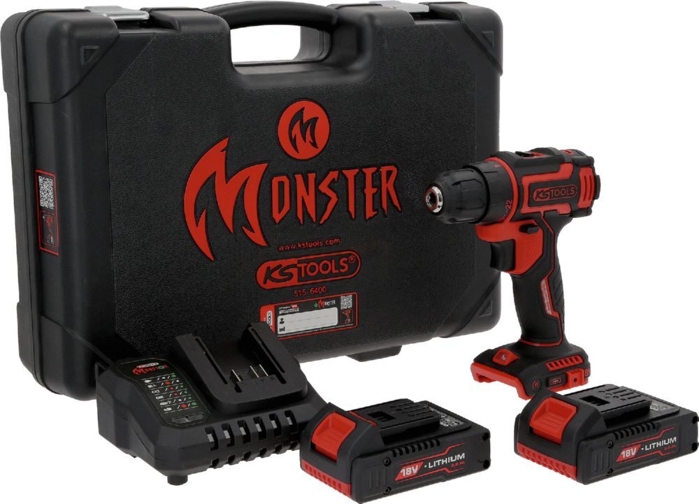 Produktbild eMONSTER Brushless-Akku-Bohr-Schrauber-Satz, 4-tlg bild 9
