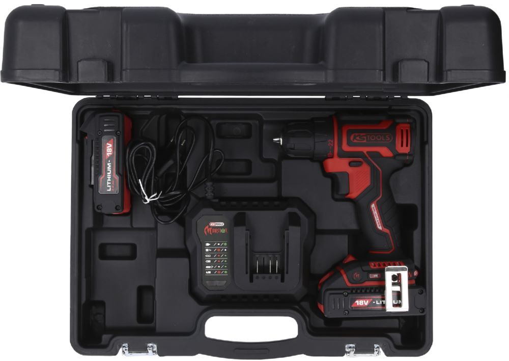 Produktbild eMONSTER Brushless-Akku-Bohr-Schrauber-Satz, 4-tlg bild 4