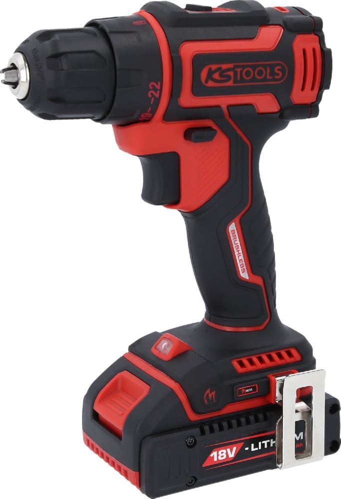 Produktbild KS Tools Brushless Akku Bohr Schrauber Satz eMONSTER 4 teilig