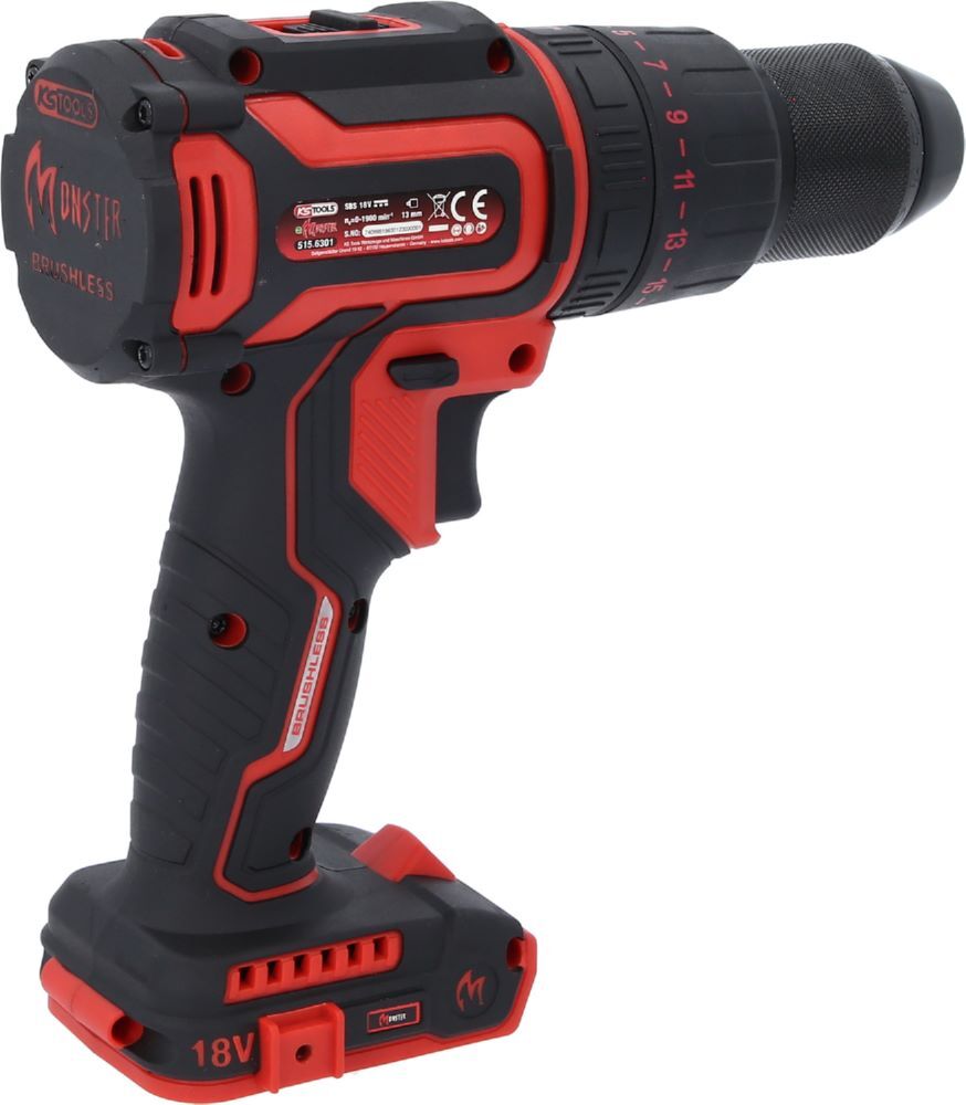 Produktbild eMONSTER Brushless-Akku-Schlag-Bohr-Schrauber, ohne Akku und Ladegerät bild 2