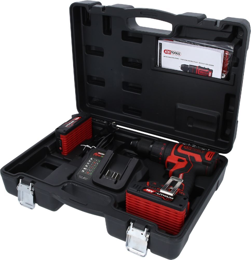 Produktbild eMONSTER Brushless-Akku-Schlag-Bohr-Schrauber-Satz, 4-tlg bild 2