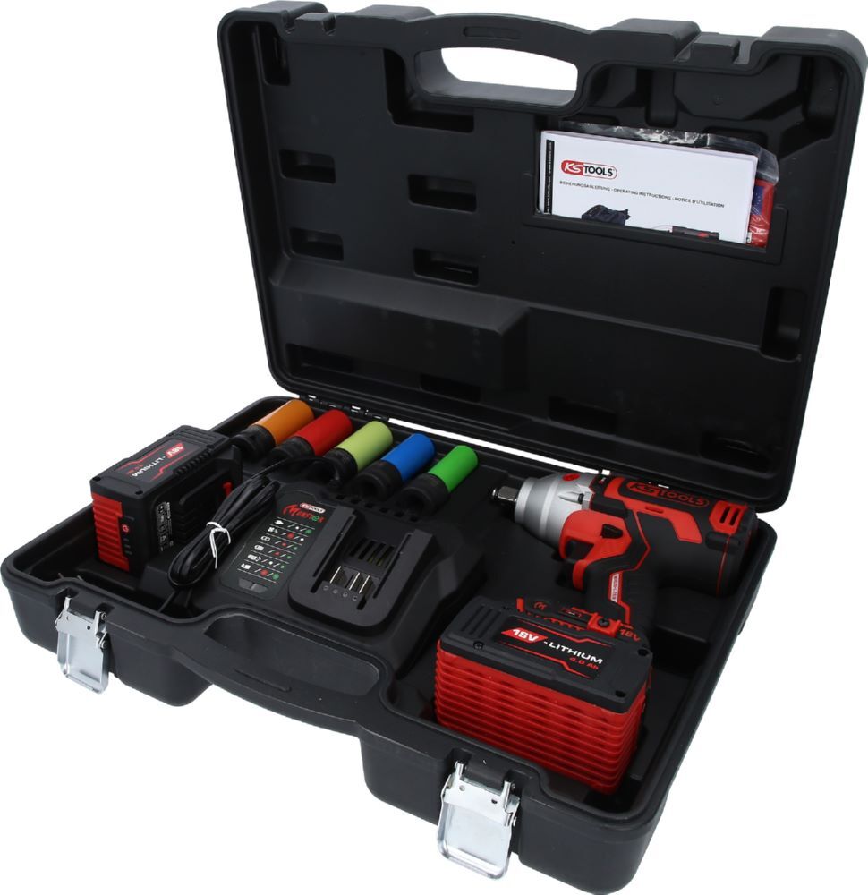 Produktbild eMONSTER 1/2" Brushless-Akku-Schlag-Schrauber-Satz, 9-tlg bild 2