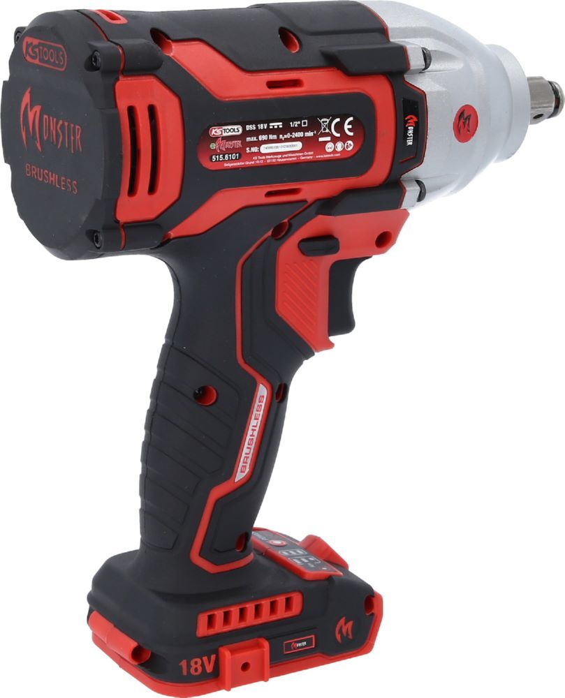 Produktbild eMONSTER 1/2" Brushless-Akku-Schlagschrauber, ohne Akku und Ladegerät bild 2