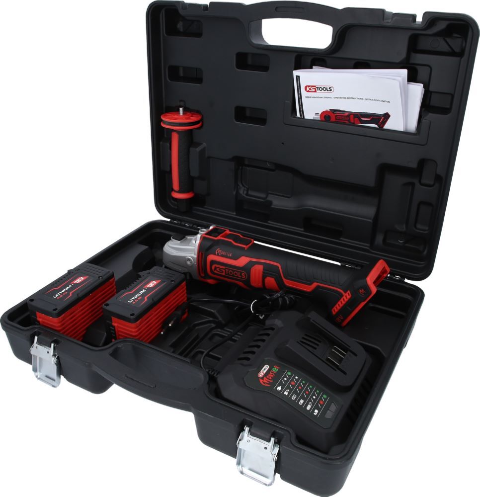 Produktbild eMONSTER Brushless-Akku-Winkelschleifer-Satz , 4-tlg bild 2