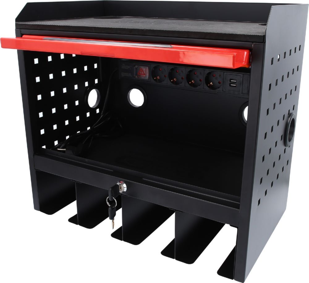 Produktbild eMONSTER Werkzeugschrank zur Wandmontage mit 1 Tür, H435xB480xT282mm bild 4
