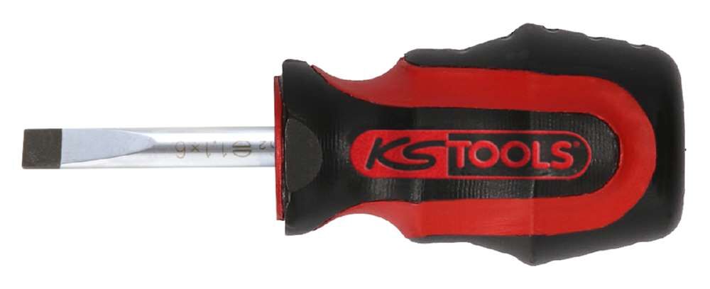 KS Tools Schraubendreher Schlitz ERGOTORQUEplus kurz 6,5 mm Produktbild KS Tools Schraubendreher Schlitz ERGOTORQUEplus kurz 6,5 mm
