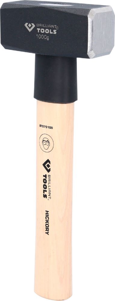 Brilliant Tools Fäustel mit Hickory Stiel 1000 Gramm Produktbild Brilliant Tools Fäustel mit Hickory Stiel 1000 Gramm