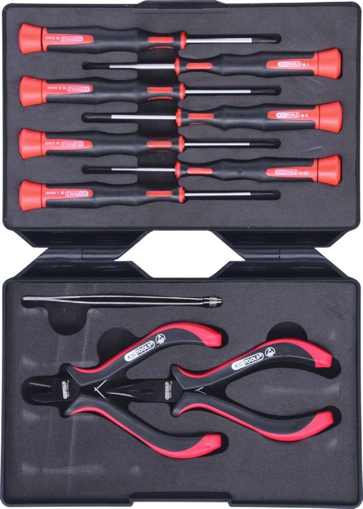 KS Tools Feinmechanik Werkzeugsatz 10 Teile Produktbild KS Tools Feinmechanik Werkzeugsatz 10 Teile