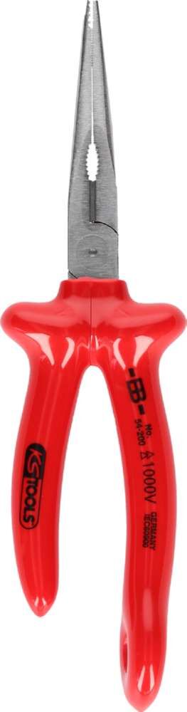 KS Tools 1000V Flachrundzange mit Sicherungsöse für Sicherheitsleine 200 mm Produktbild KS Tools 1000V Flachrundzange mit Sicherungsöse für Sicherheitsleine 200 mm