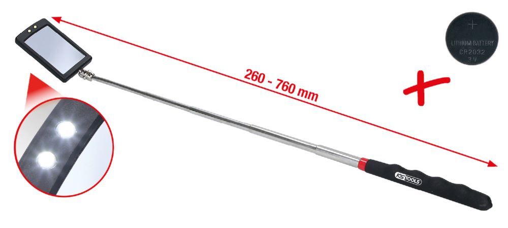 KS Tools Flexibler Inspektions-Spiegel mit Beleuchtung Produktbild KS Tools Flexibler Inspektions-Spiegel mit Beleuchtung bild 3