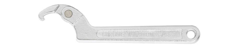 KS Tools Gelenk-Hakenschlüssel mit Nase 155-230 mm Produktbild KS Tools Gelenk-Hakenschlüssel mit Nase 155-230 mm