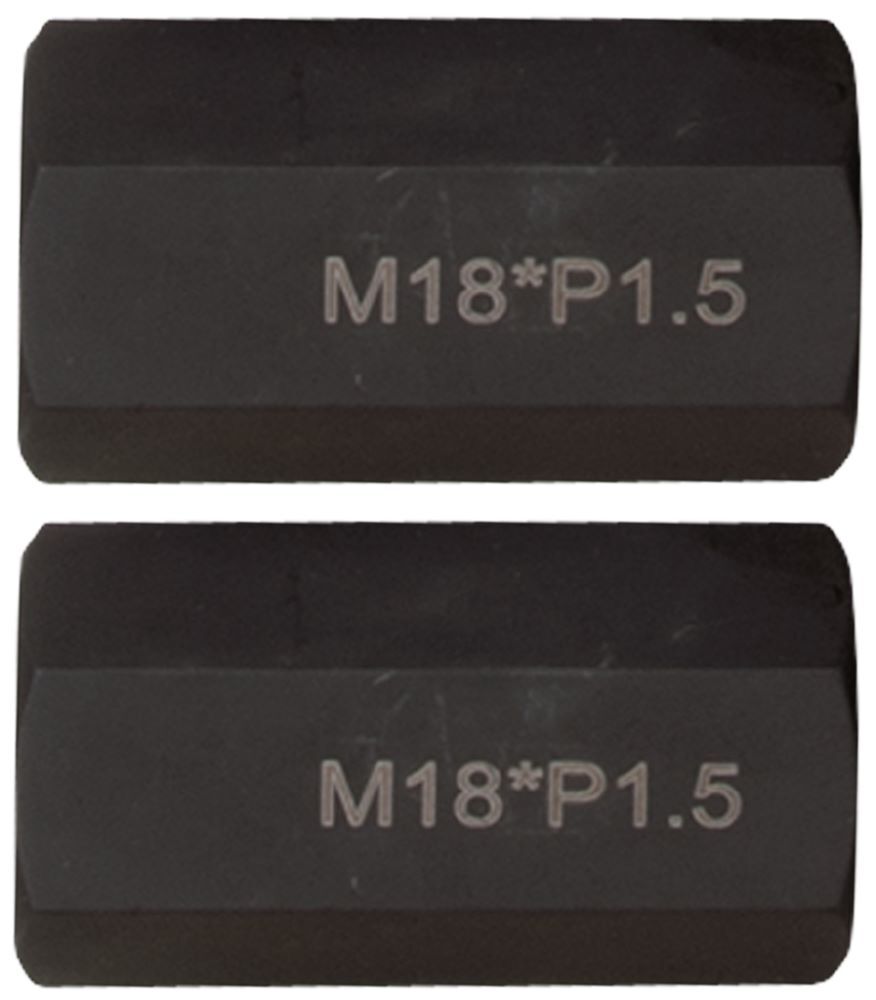 KS Tools Gewindeadapter Satz M18 x 1,5 Länge 65 mm 2 teilig Produktbild KS Tools Gewindeadapter Satz M18 x 1,5 Länge 65 mm 2 teilig