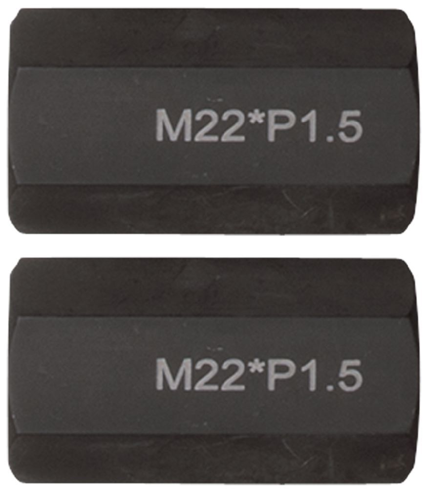 KS Tools Gewindeadapter Satz M22 x 1,5 Länge 65 mm 2 teilig Produktbild KS Tools Gewindeadapter Satz M22 x 1,5 Länge 65 mm 2 teilig