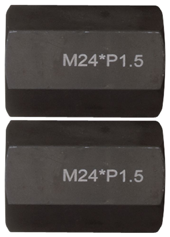 KS Tools Gewindeadapter Satz M24 x 1,5 Länge 65mm 2 teilig Produktbild KS Tools Gewindeadapter Satz M24 x 1,5 Länge 65mm 2 teilig
