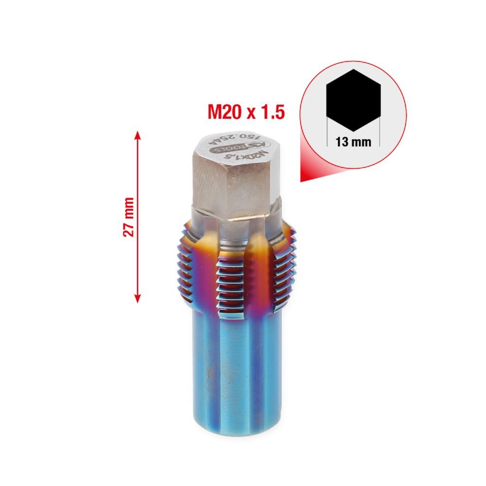 KS Tools Gewindeschneider mit Führungsbolzen für NOX-Sensoren M20 x 1,5 Produktbild KS Tools Gewindeschneider mit Führungsbolzen für NOX-Sensoren M20 x 1,5