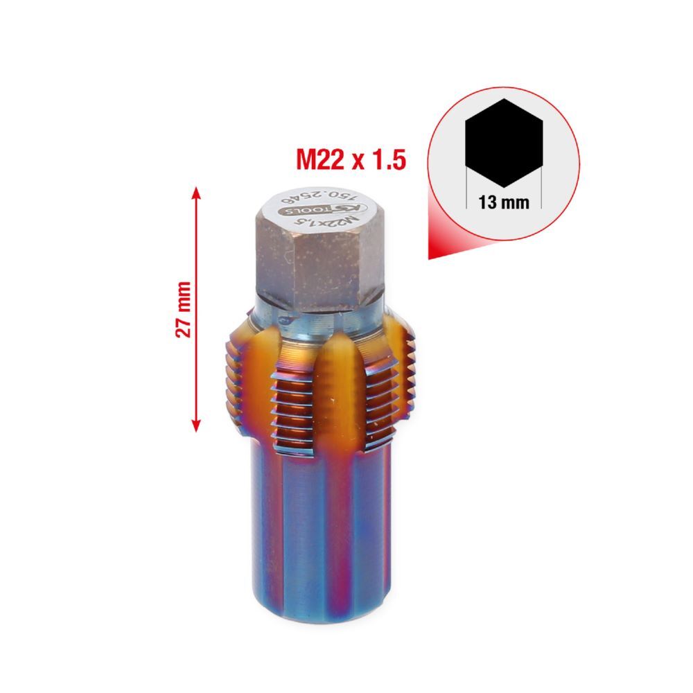 KS Tools Gewindeschneider mit Führungsbolzen für Partikelfiltersensoren M22 x 1,5 KS Tools Gewindeschneider mit Führungsbolzen für Partikelfiltersensoren M22 x 1,5