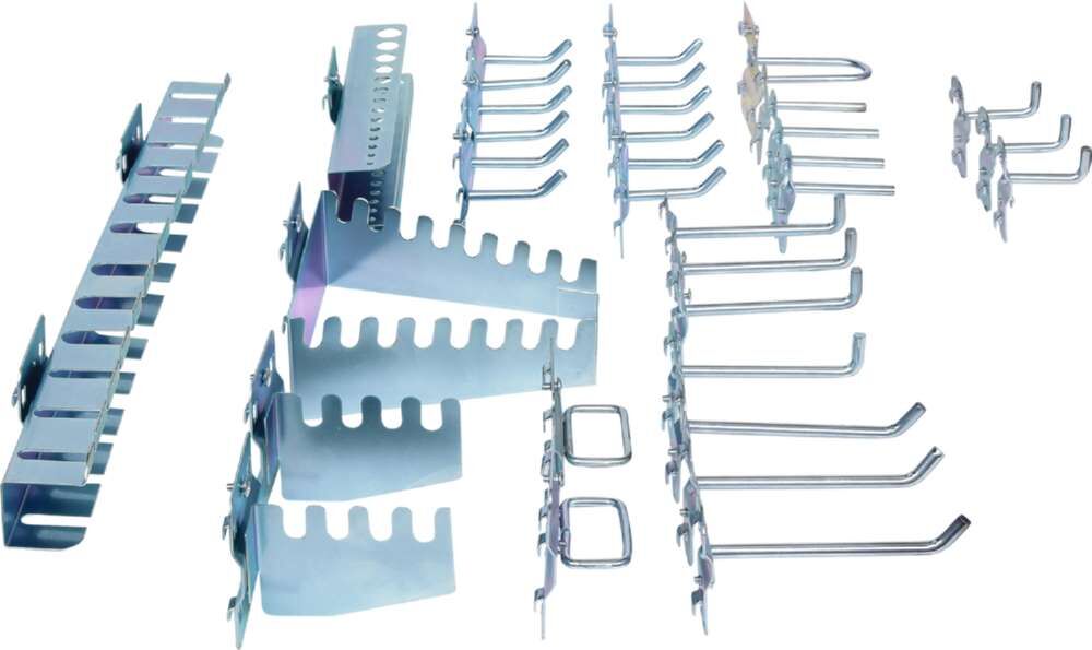 KS Tools Hakensortiment für Lochplatten 28 teilig KS Tools Hakensortiment für Lochplatten 28 teilig