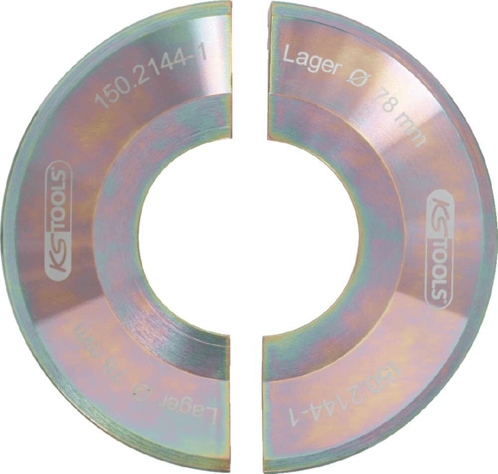 KS Tools Halbschalen Satz 2 Teile gold Produktbild KS Tools Halbschalen Satz 2 Teile gold