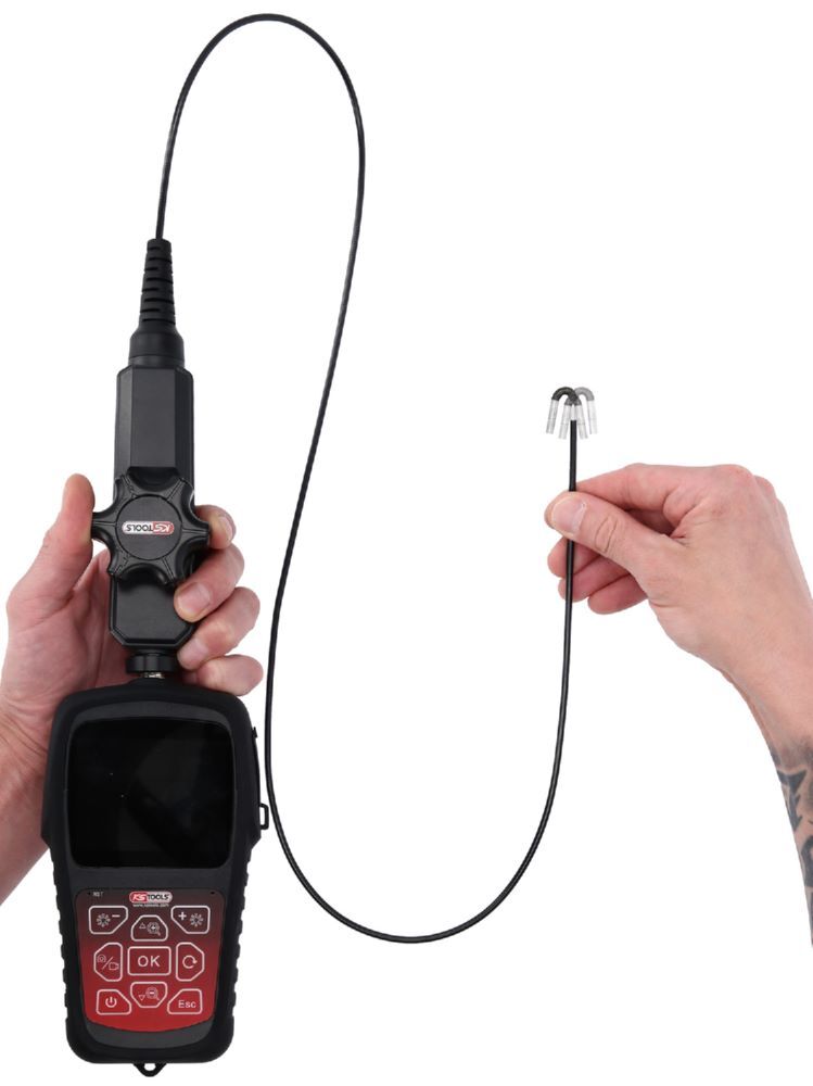 Produktbild HD-Videoskop-Satz mit Ø 3,9 mm 180° und 0° HD Frontkamera-Sonde, flexible PVC Hü bild 10