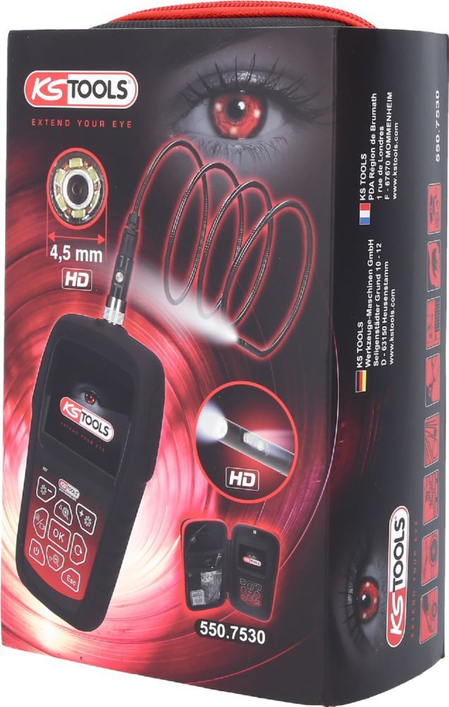 Produktbild HD-Videoskop-Satz mit Ø 4,5 mm 0° und 90° HD Frontkamera-Sonde, umschaltbar, 7-t bild 4