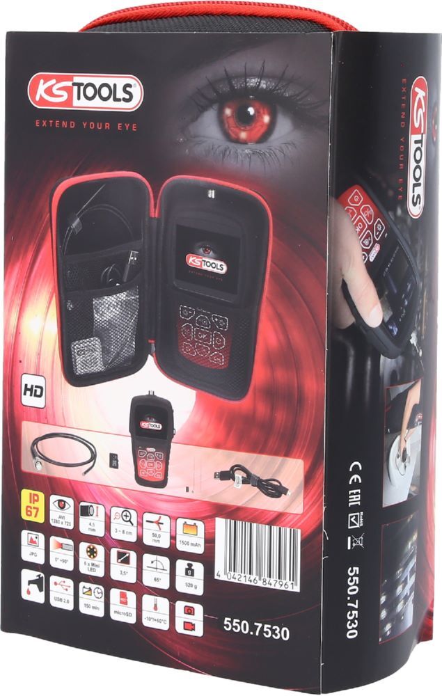 Produktbild HD-Videoskop-Satz mit Ø 4,5 mm 0° und 90° HD Frontkamera-Sonde, umschaltbar, 7-t bild 5