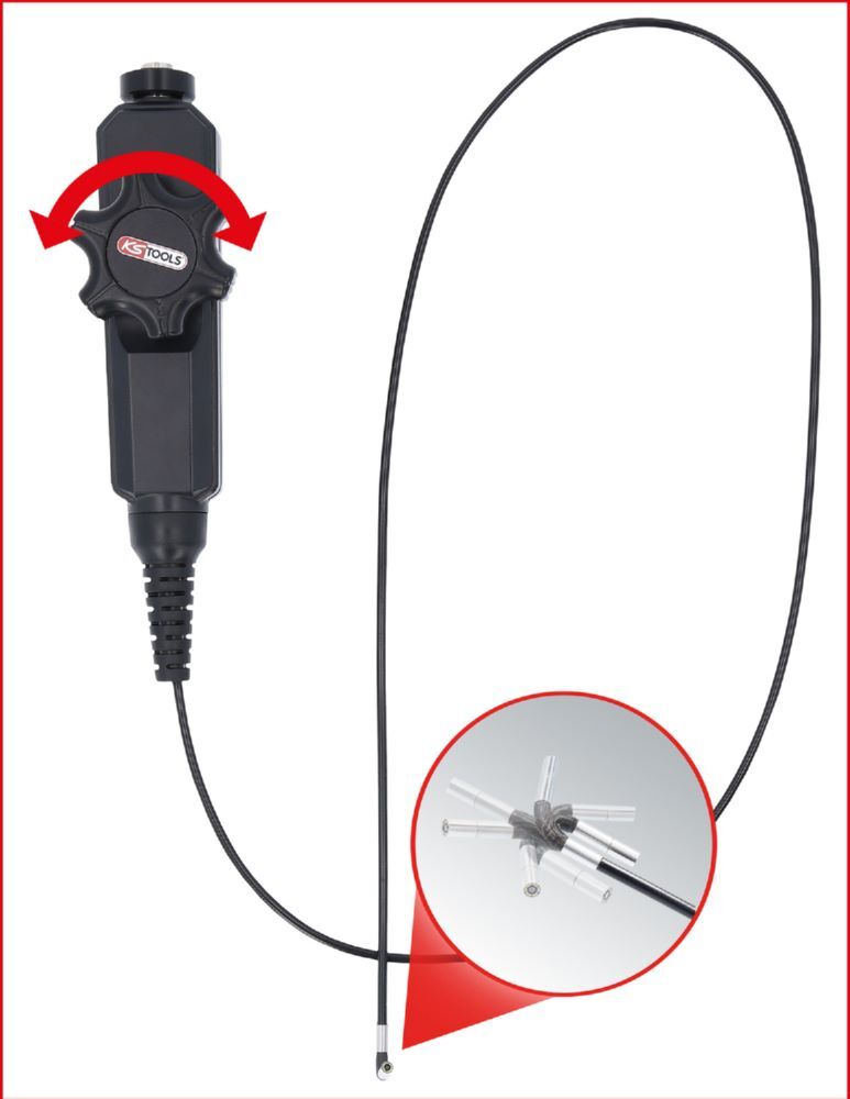 Produktbild HD-Videoskop-Sonde mit Ø 3,9mm 180°/0°, flexible PVC Hülle bild 8