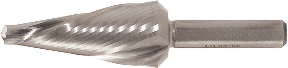 KS Tools HSS Blechschälbohrer spiralgenutet 4 bis 14 mm Produktbild KS Tools HSS Blechschälbohrer spiralgenutet 4 bis 14 mm