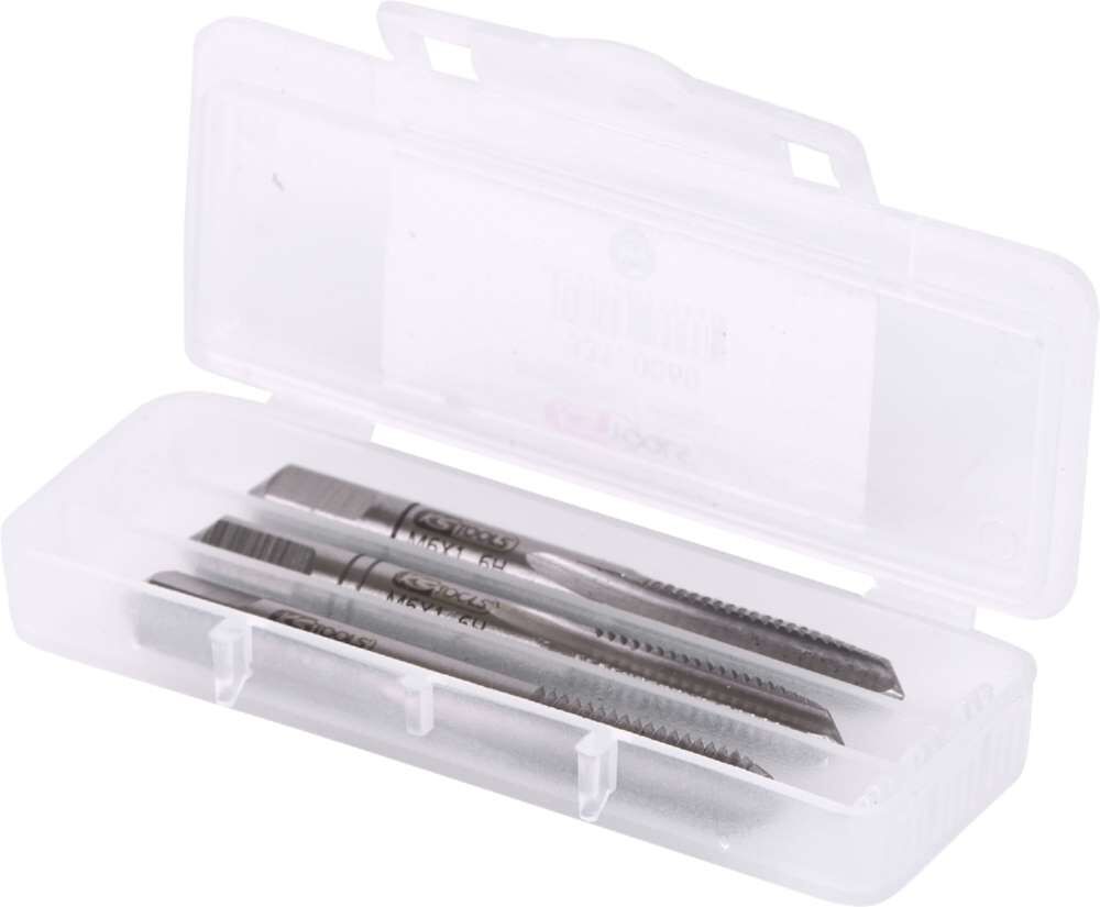 KS Tools HSS Handgewindebohrersatz M6x1,0 3 Teile Produktbild KS Tools HSS Handgewindebohrersatz M6x1,0 3 Teile bild 2