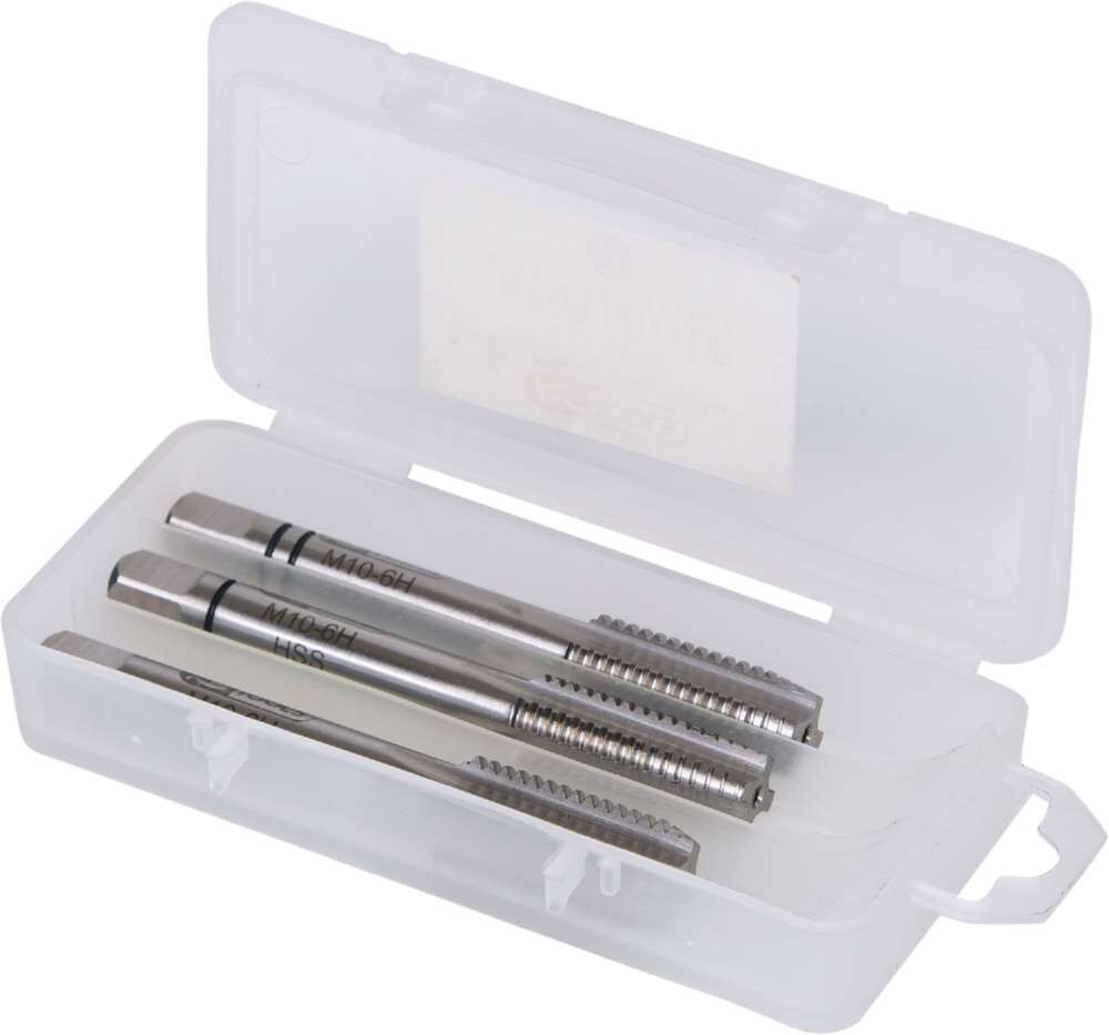 KS Tools HSS Handgewindebohrersatz M10x1,5 3 Teile Produktbild KS Tools HSS Handgewindebohrersatz M10x1,5 3 Teile bild 2