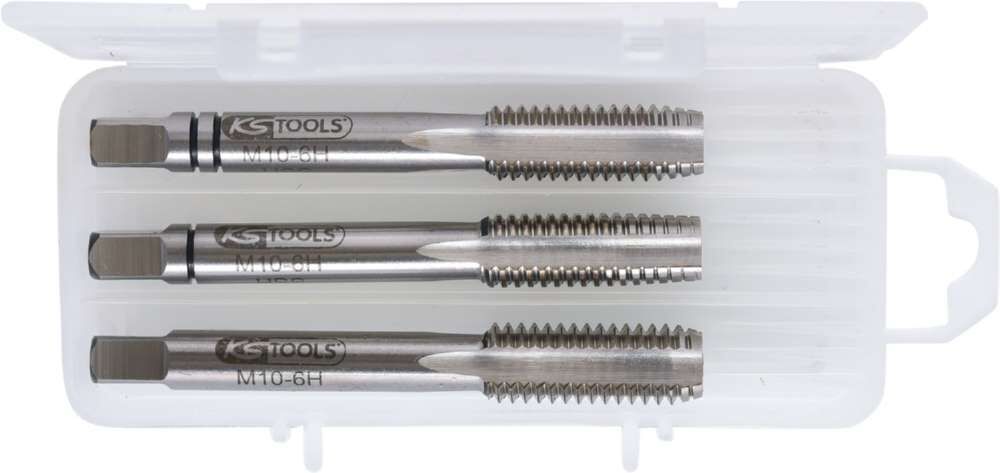 KS Tools HSS Handgewindebohrersatz M10x1,5 3 Teile Produktbild KS Tools HSS Handgewindebohrersatz M10x1,5 3 Teile bild 5