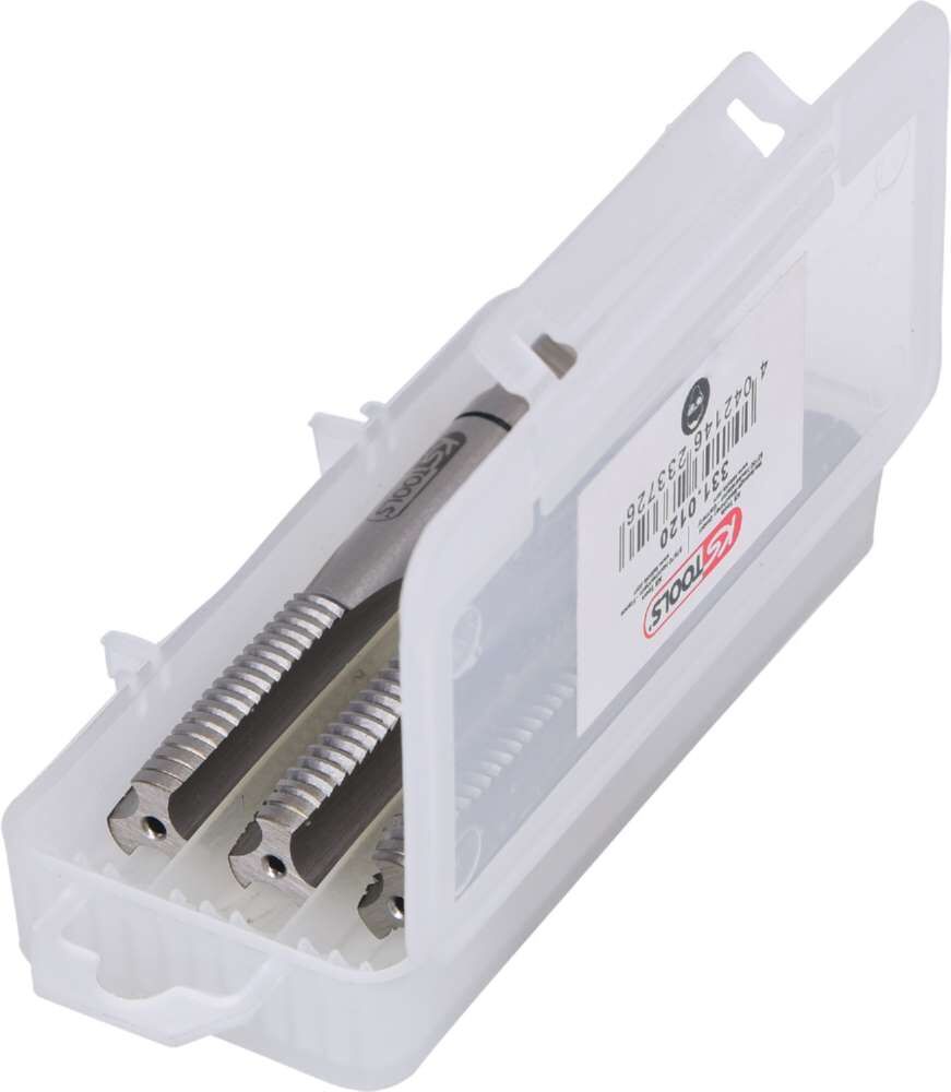 KS Tools HSS Handgewindebohrersatz M12x1,75 3 Teile Produktbild KS Tools HSS Handgewindebohrersatz M12x1,75 3 Teile bild 3
