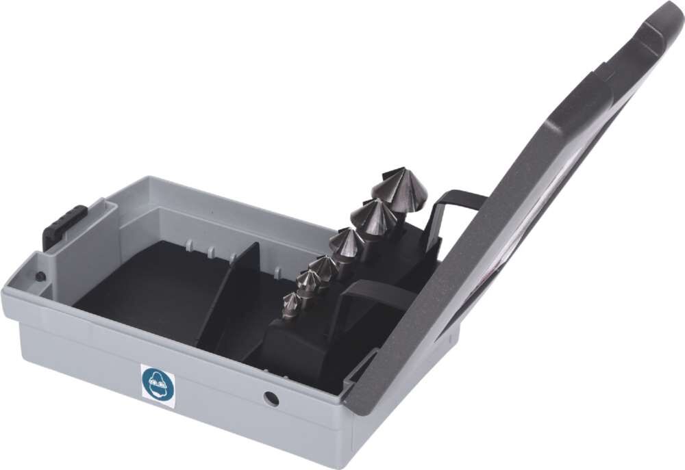 KS Tools HSS Co5 Kegelsenker Entgratsenker Satz in Kunststoffkassette 6 Teile Produktbild KS Tools HSS Co5 Kegelsenker Entgratsenker Satz in Kunststoffkassette 6 Teile bild 2