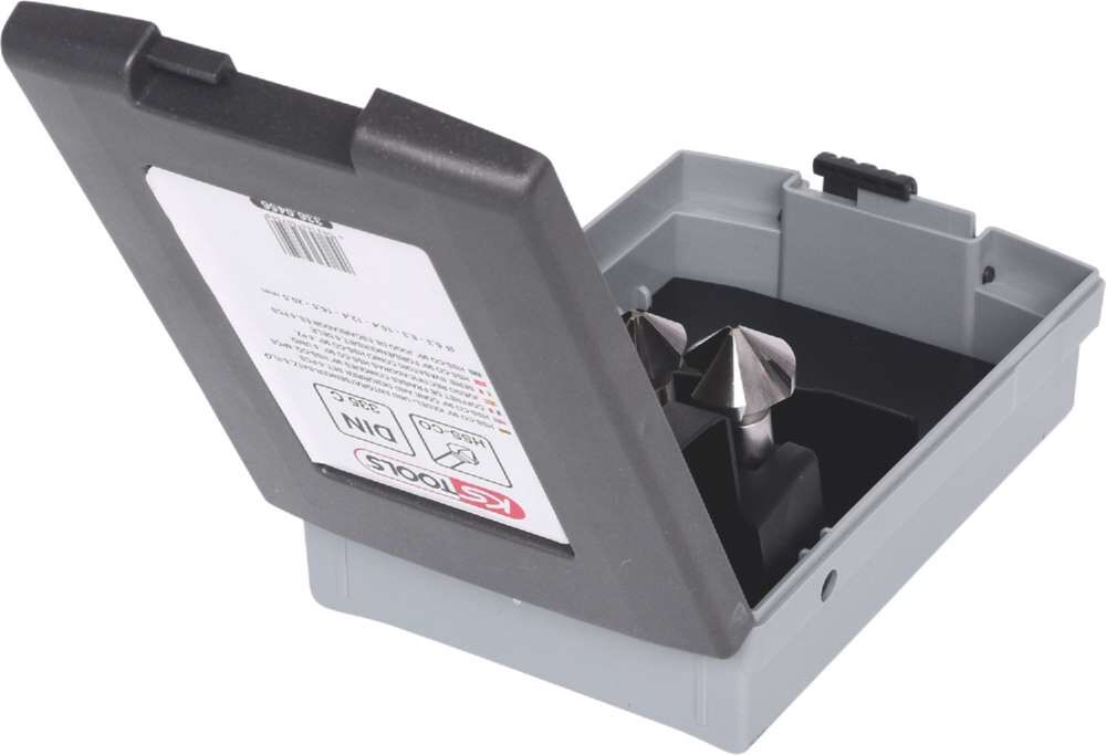 KS Tools HSS Co5 Kegelsenker Entgratsenker Satz in Kunststoffkassette 6 Teile Produktbild KS Tools HSS Co5 Kegelsenker Entgratsenker Satz in Kunststoffkassette 6 Teile bild 3