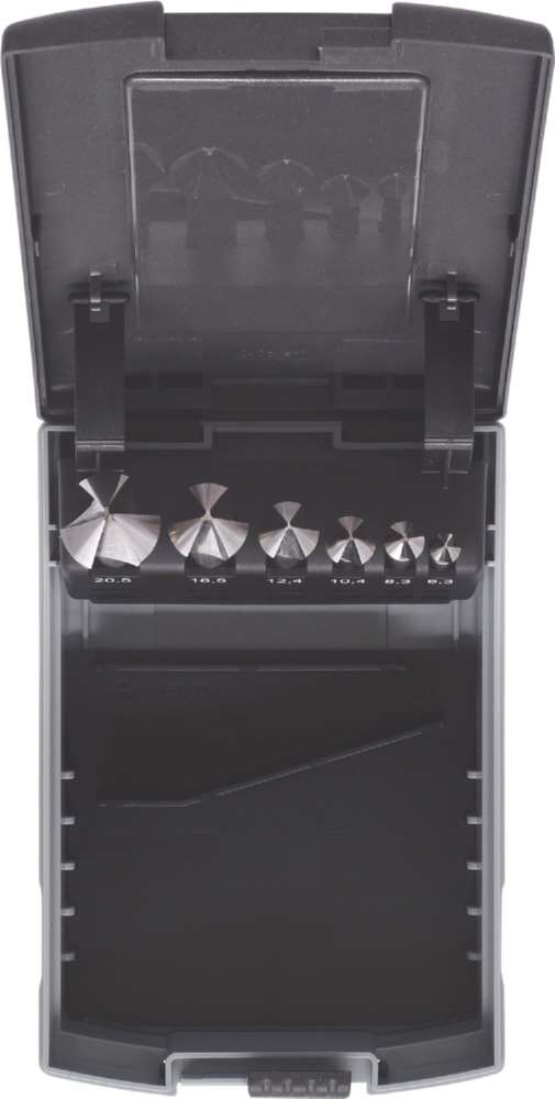 KS Tools HSS Co5 Kegelsenker Entgratsenker Satz in Kunststoffkassette 6 Teile Produktbild KS Tools HSS Co5 Kegelsenker Entgratsenker Satz in Kunststoffkassette 6 Teile bild 6