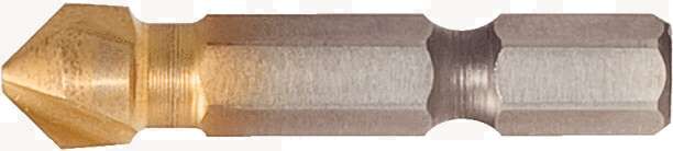 KS Tools HSS TiN Kegelsenker Entgratsenker Bit 1/4 Zoll 90 Grad 20,5 mm Produktbild KS Tools HSS TiN Kegelsenker Entgratsenker Bit 1/4 Zoll 90 Grad 20,5 mm