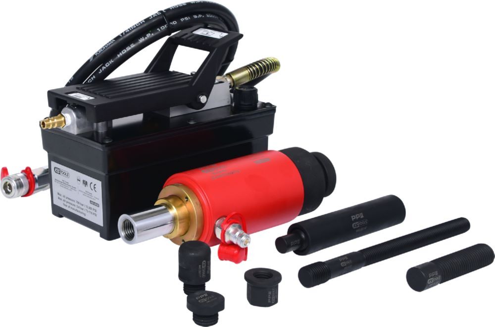 Produktbild Hydraulik-Einheit 22t, mit Luft-Hydraulik-Pumpe, 13-tlg. bild 2