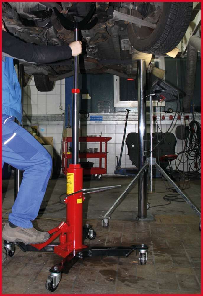 KS Tools Hydraulik Getriebeheber mit Tisch Traglast 500kg Produktbild KS Tools Hydraulik Getriebeheber mit Tisch Traglast 500kg bild 3