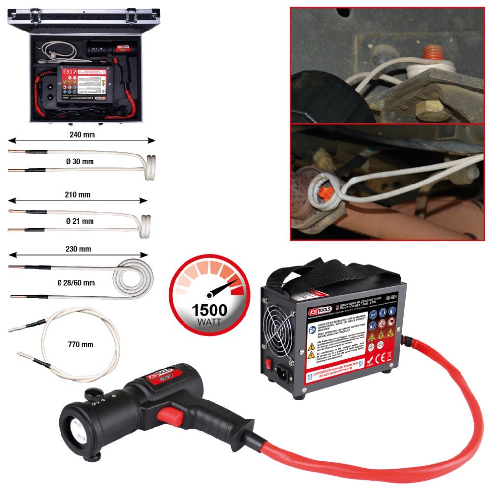 KS Tools Induktions Heizpistolen Satz 5 Teil 1,5 KW Produktbild KS Tools Induktions Heizpistolen Satz 5 Teil 1,5 KW