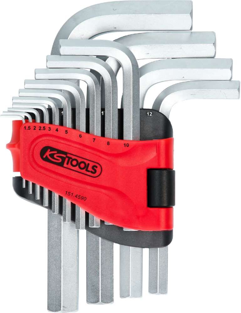 KS Tools Innensechskant Winkelstiftschlüsselsatz im Klapphalter 14 Teile Produktbild KS Tools Innensechskant Winkelstiftschlüsselsatz im Klapphalter 14 Teile