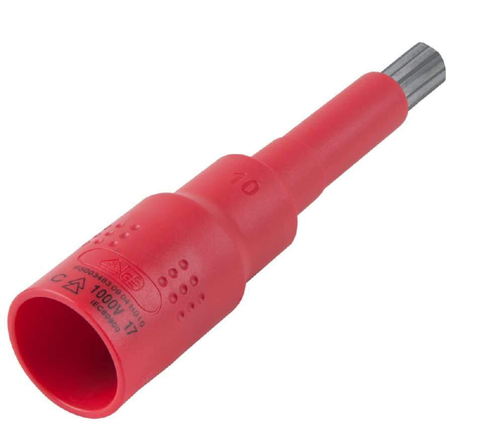 KS Tools 3/8 Zoll Isolierte Bit Stecknuss Vielzahn M10 isoliert Produktbild KS Tools 3/8 Zoll Isolierte Bit Stecknuss Vielzahn M10 isoliert