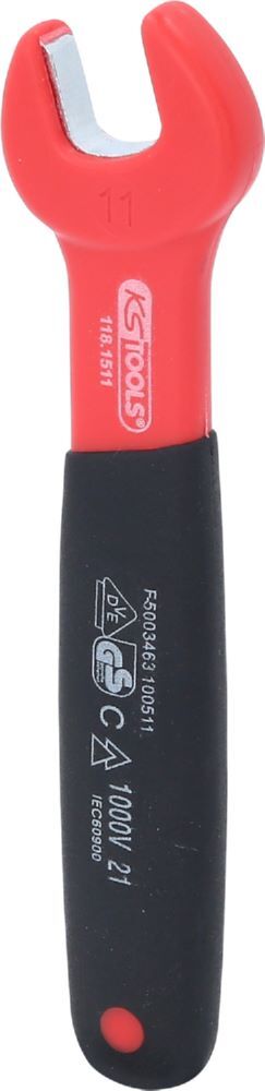 KS Tools Isolierter Maulschlüssel 11 mm Produktbild KS Tools Isolierter Maulschlüssel 11 mm