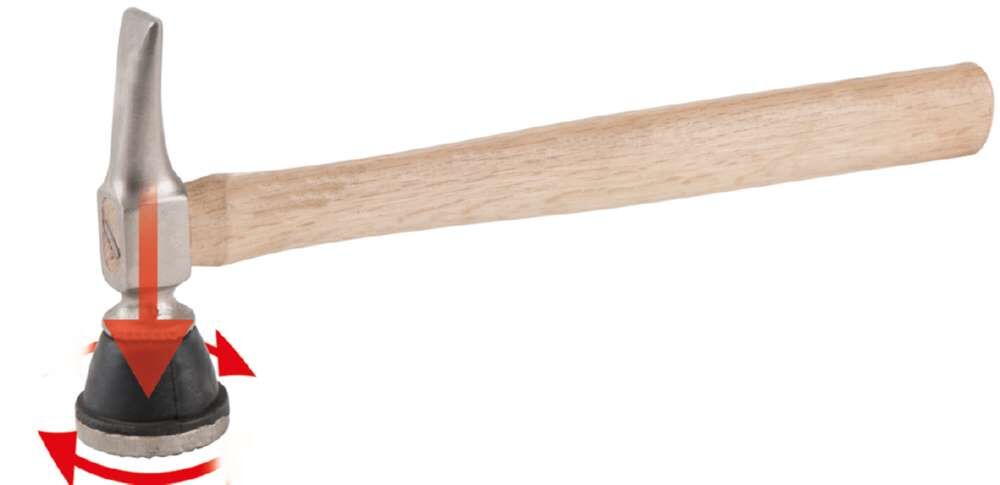 KS Tools Karosserie Riffelhammer grob rund und spitz Produktbild KS Tools Karosserie Riffelhammer grob rund und spitz bild 3