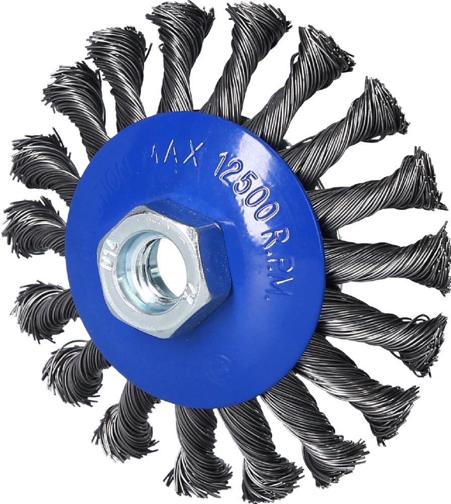 Brilliant Tools Kegelbürste Durchmesser 100 mm mit M14 x 2,0 mm Aufnahme Produktbild Brilliant Tools Kegelbürste Durchmesser 100 mm mit M14 x 2,0 mm Aufnahme