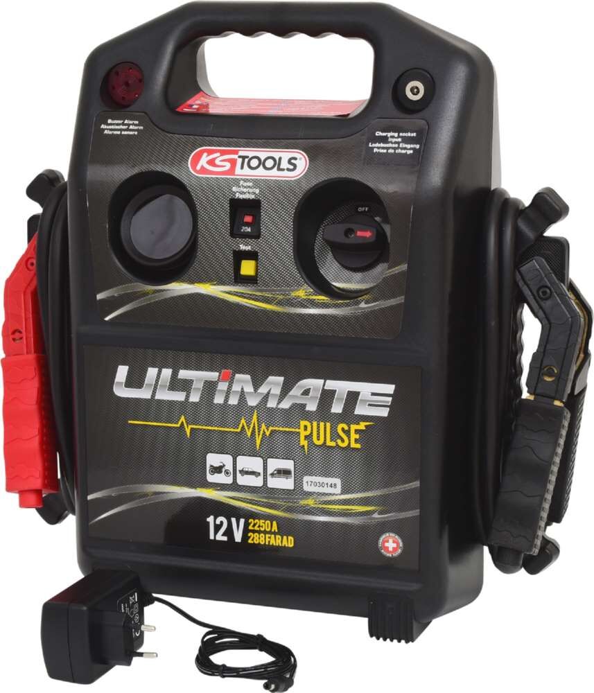 KS Tools Starthilfegerät mobil 720A Kondensator Booster 12 Volt Produktbild KS Tools Starthilfegerät mobil 720A Kondensator Booster 12 Volt